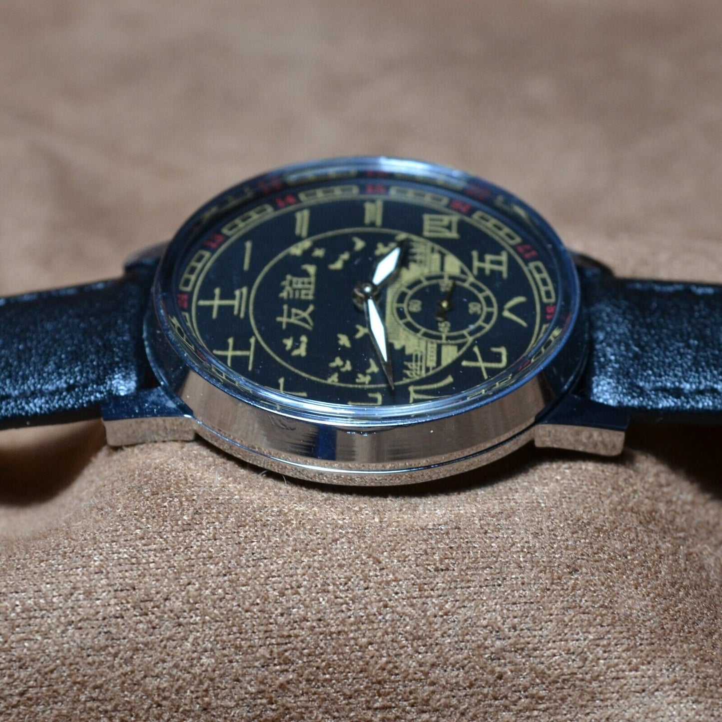 Vintage Soviet WristWatch Pobeda Chinese Character Soviet Mechanical Watch USSR