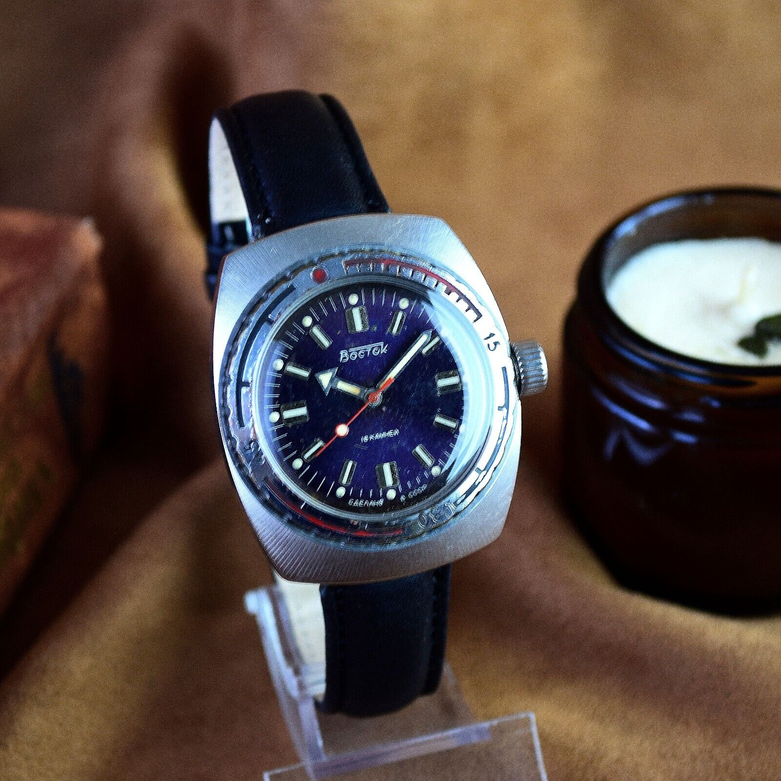 Soviet Watch VOSTOK AMPHIBIAN VINTAGE Wristwatch Diver 200M WATCH USSR Watch