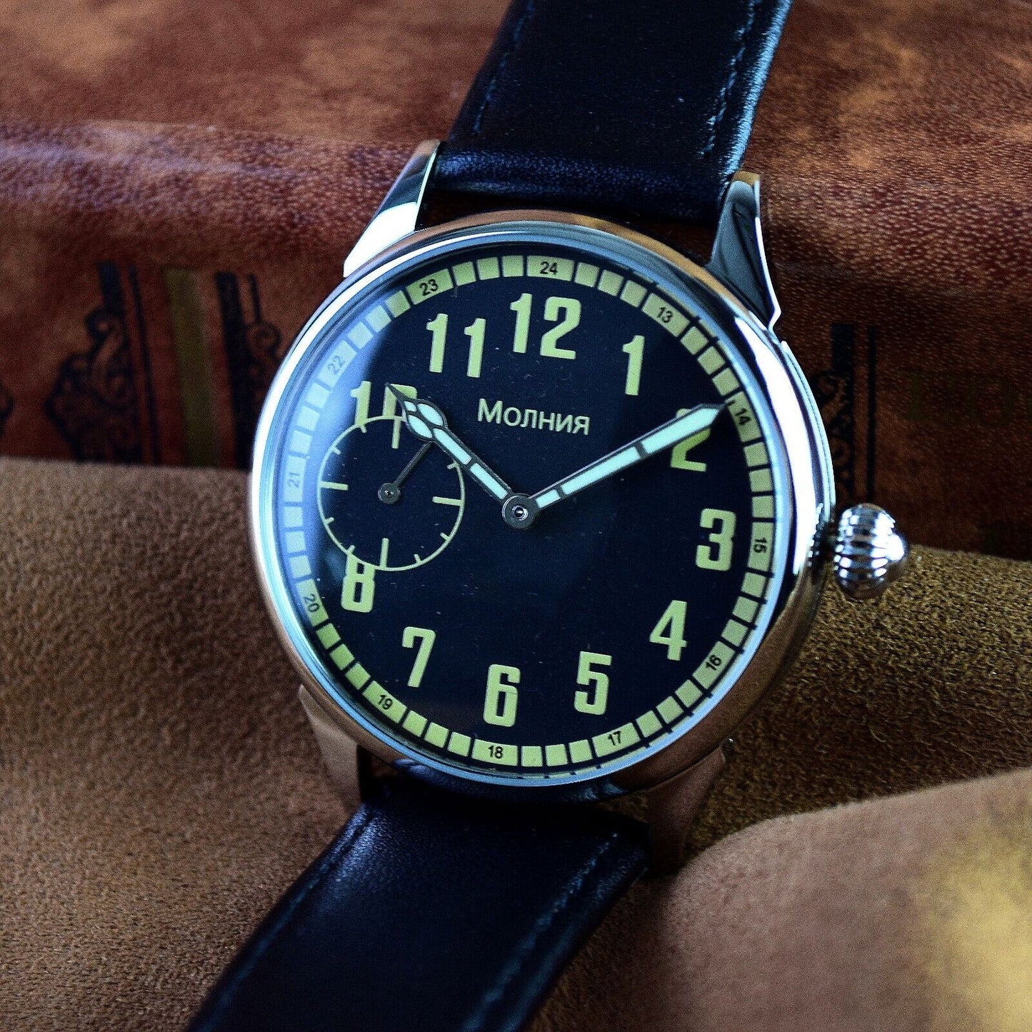Soviet Watch Aviator Watch Vintage Mens Pilot Marriage Wristwatch 3602