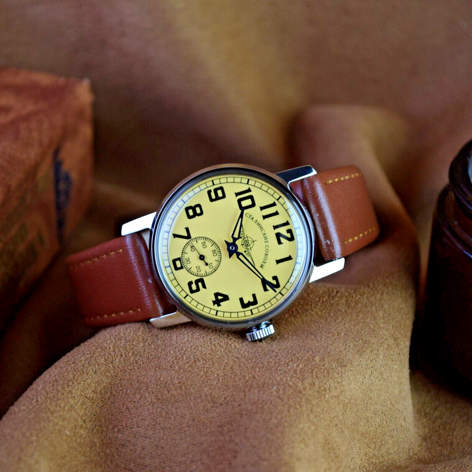 Soviet Wristwatch Stalin's Falcons Vintage Mens Soviet Military Wristwatch USSR