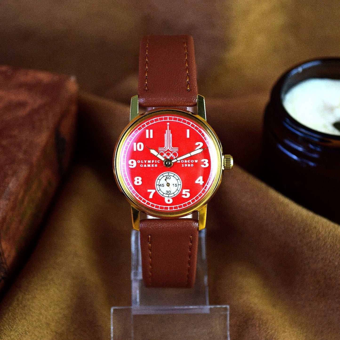 Soviet Watch Pobeda Olympic Games 80s Men's Mechanical MILITARY Wrist watch USSR