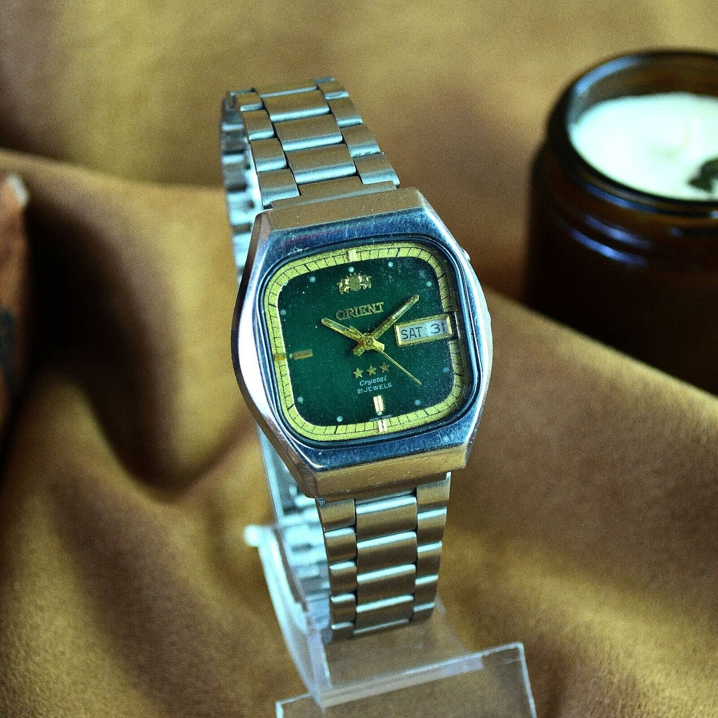 Japanse Watch Orient Freza Automatic Watch KD 21 JEWELS Original Black Dial SK