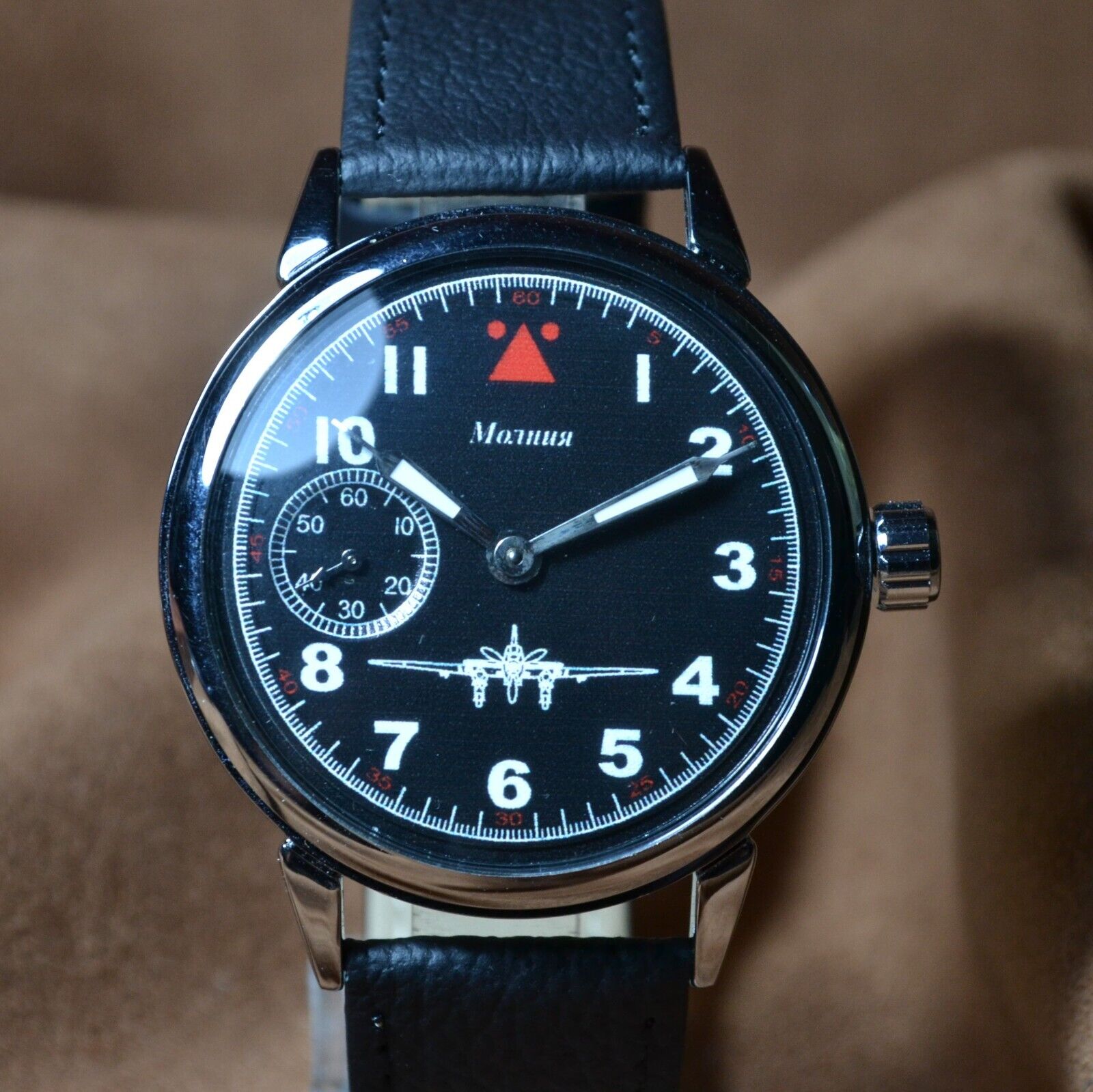 Watch Soviet Aviator Watch Vintage Mens Pilot Marriage Wristwatch 3602