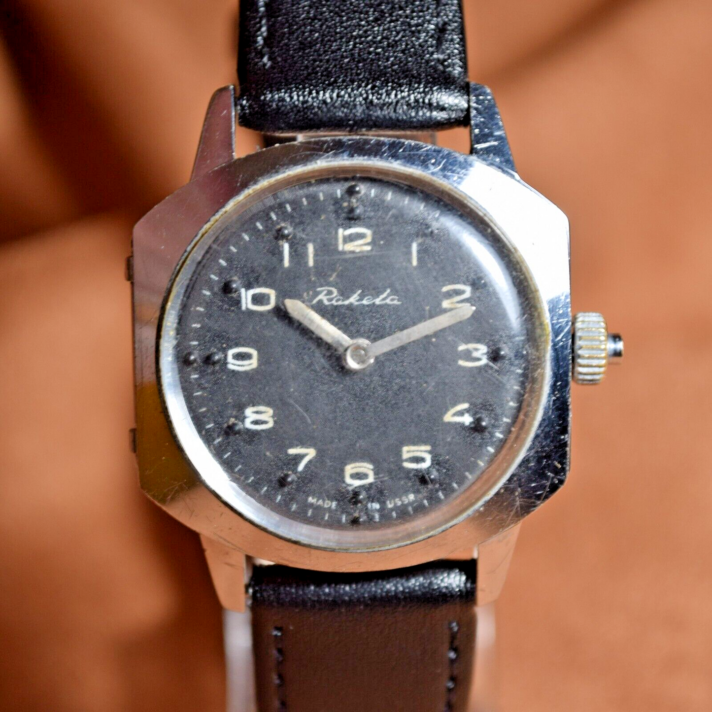 Soviet Watch Raketa for Blind People Braille Vintage Original Mechanical Watch