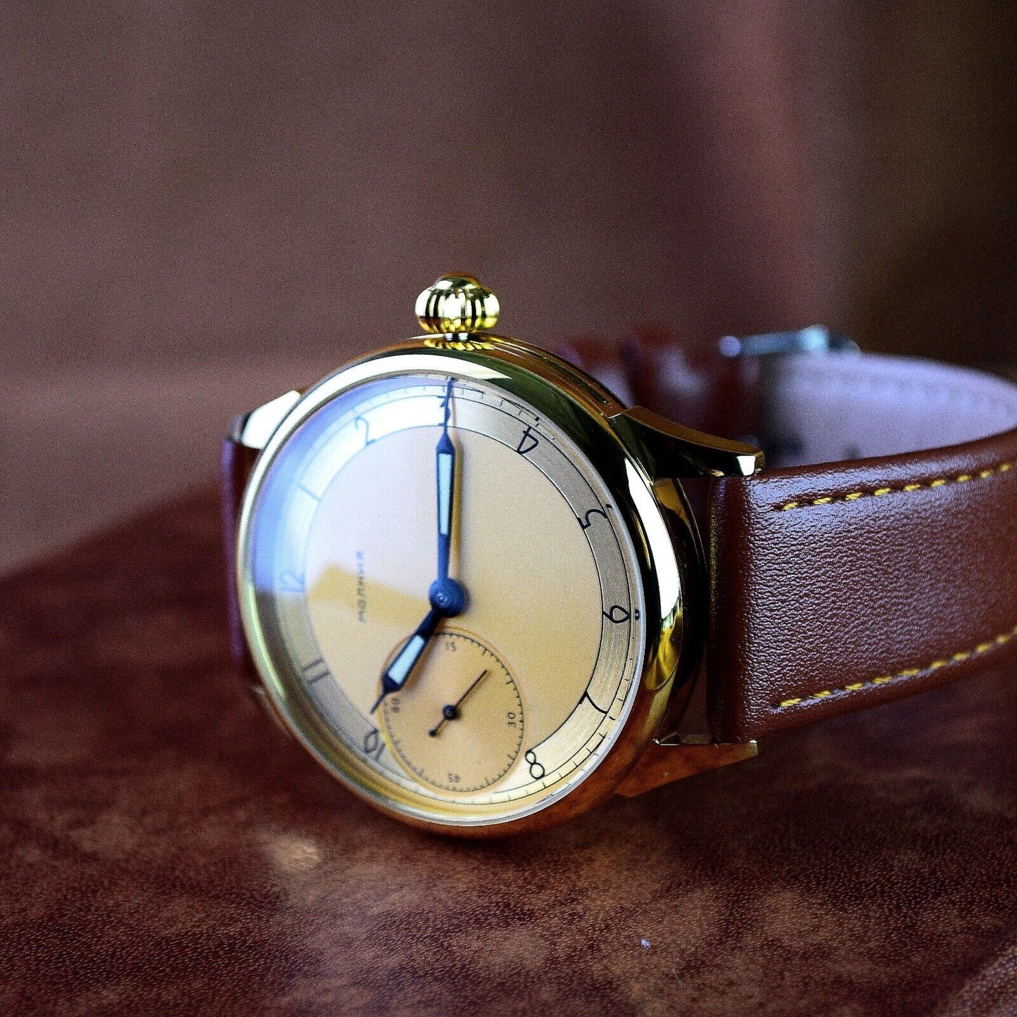 Soviet Wristwatch Marriage Classic Gold Dial Montre Homme VINTAGE Watch USSR