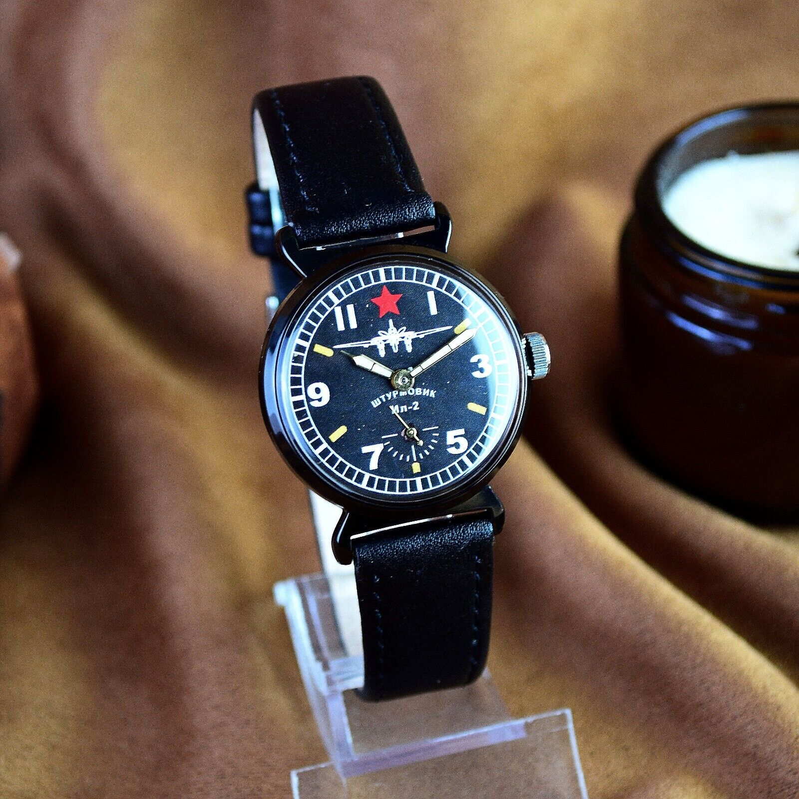 Vintage Wristwatch Pobeda STURMANSKIE Vintage ZIM Soviet Military Wristwatch