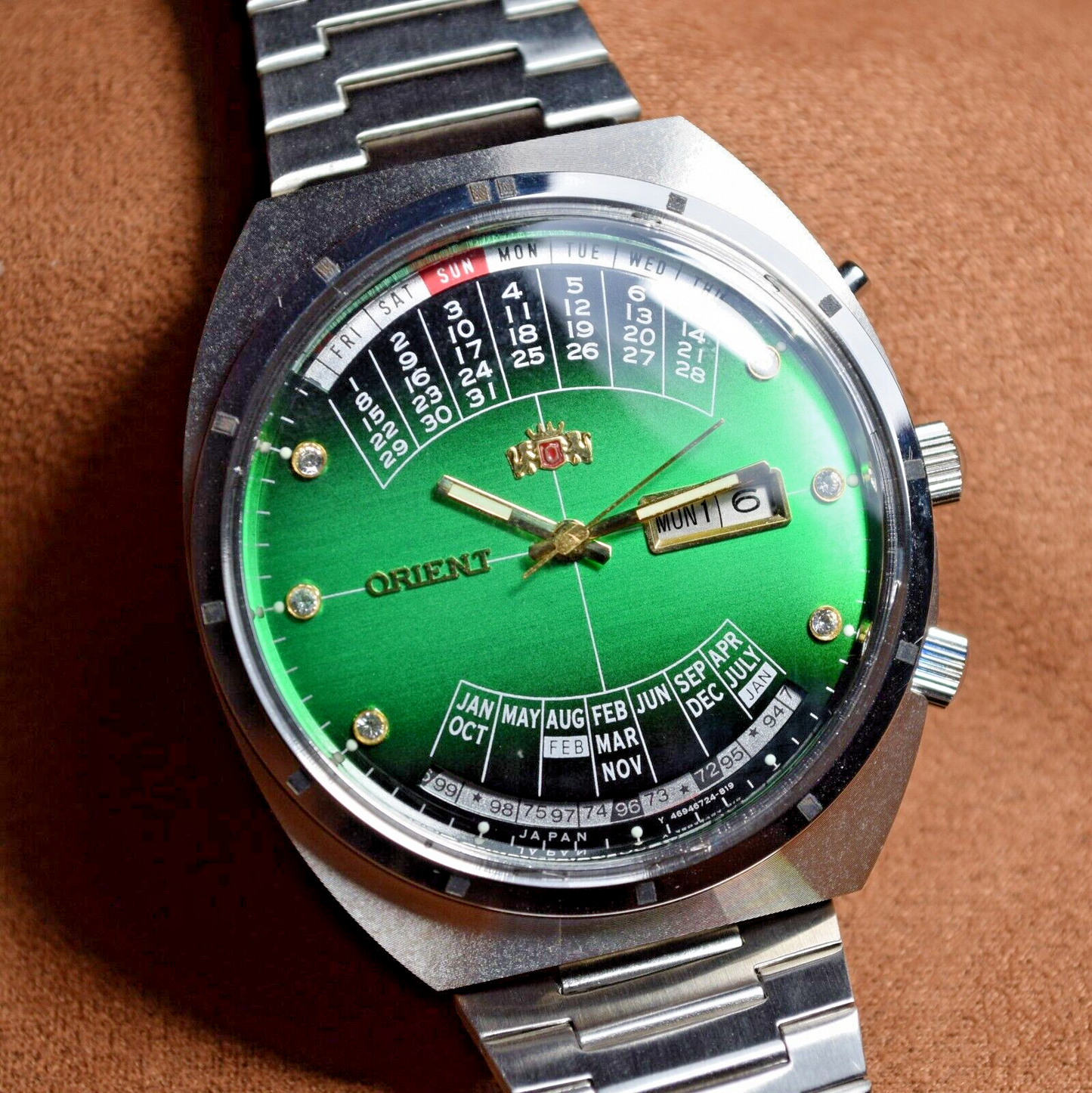 Japanse Automatic Wristwatch Orient College Perpetual Multi Year Calendar Watch