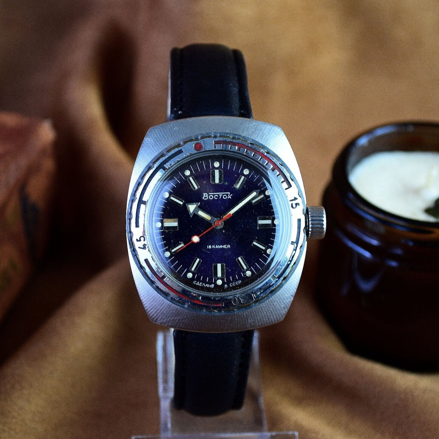 Soviet Watch VOSTOK AMPHIBIAN VINTAGE Wristwatch Diver 200M WATCH USSR Watch