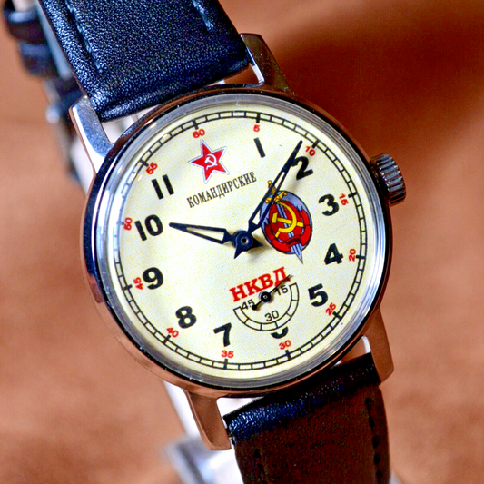 Soviet Wrist Watch Pobeda Death to Spies Soviet watch Russian Mens Stylish Watch
