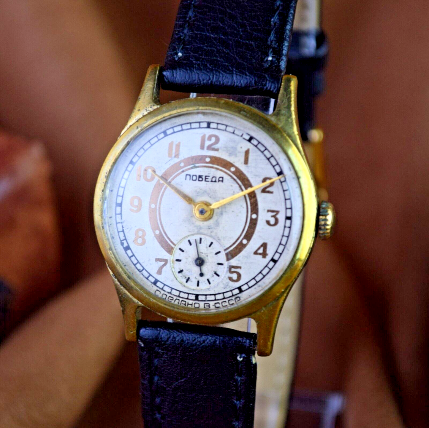 RARE WATCH Pobeda 52s Soviet Watch Mechanical Mens Wristwatch USSR Vintage Watch
