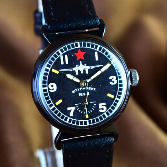 Vintage Wristwatch Pobeda STURMANSKIE Vintage ZIM Soviet Military Wristwatch