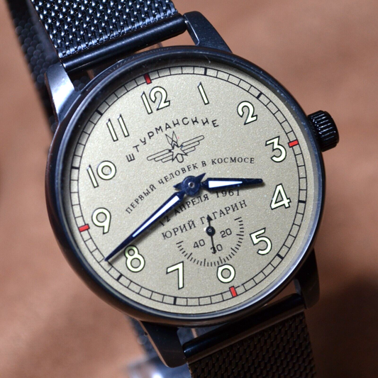 Pobeda Soviet WristWatch Sturmanskie Vintage Mechanical Watch Yuri Gagarin USSR