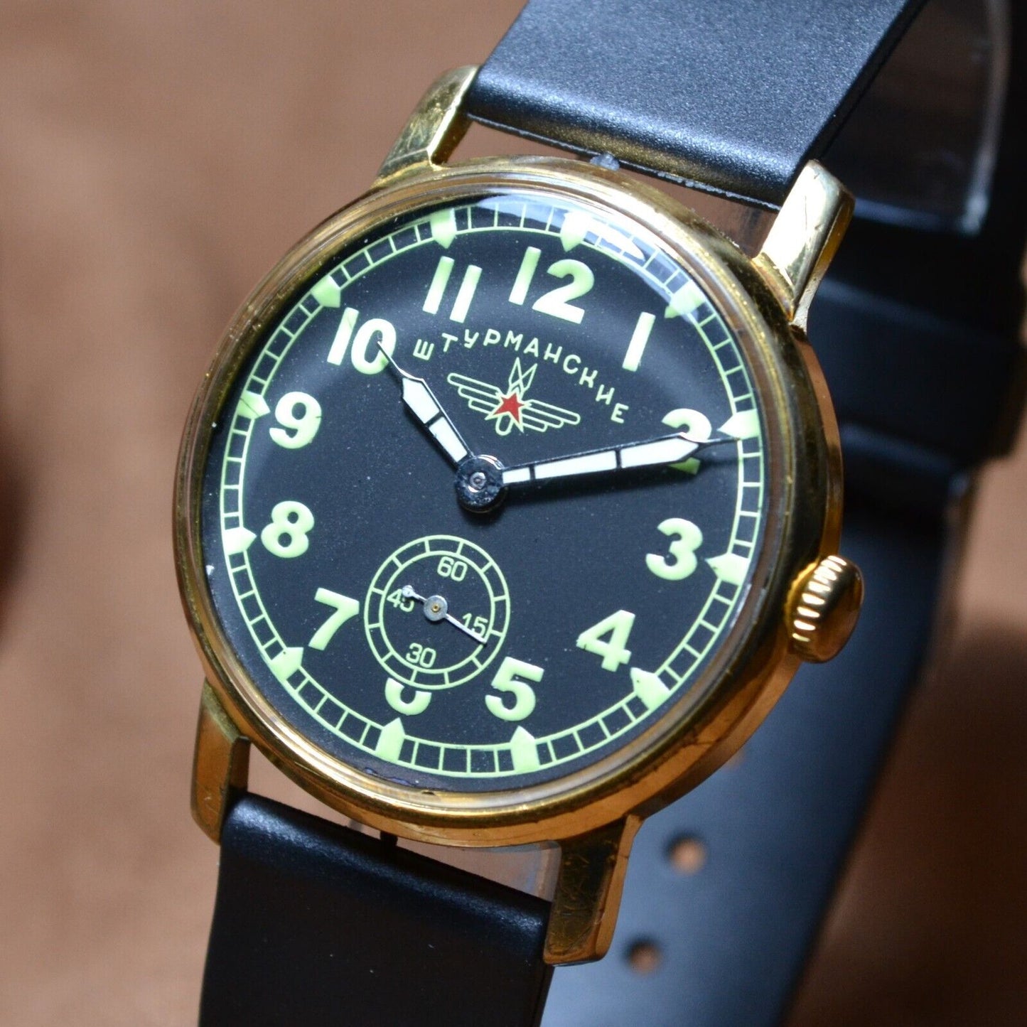 Soviet WristWatch Pobeda Sturmanskie Vintage Mechanical Watch Yuri Gagarin USSR