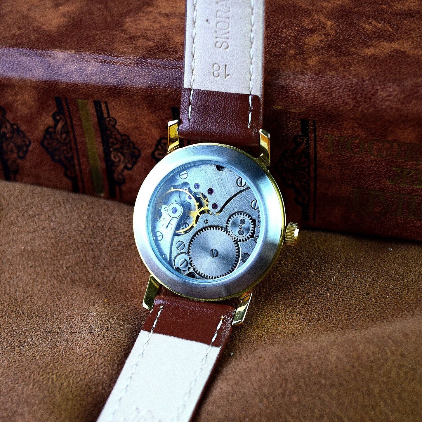 Wrist Watch Pobeda Vintage Soviet Ukraine Watch Pobeda ZIM White dial Serviced