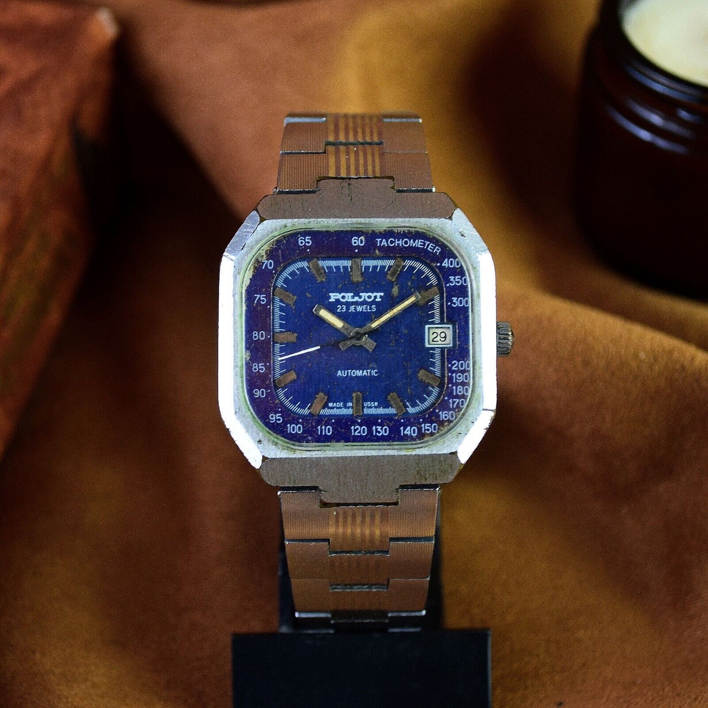 RARE Soviet Automatic Watch Poljot 23 Jewels 2616 2H USSR Vintage Mens Watch