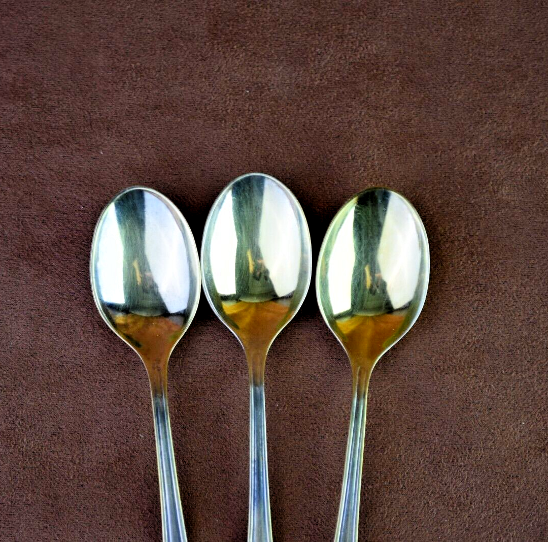 Vintage Soviet Set of 6 Tea Spoons Gold Plated Vintage Spoons Zish Vintage