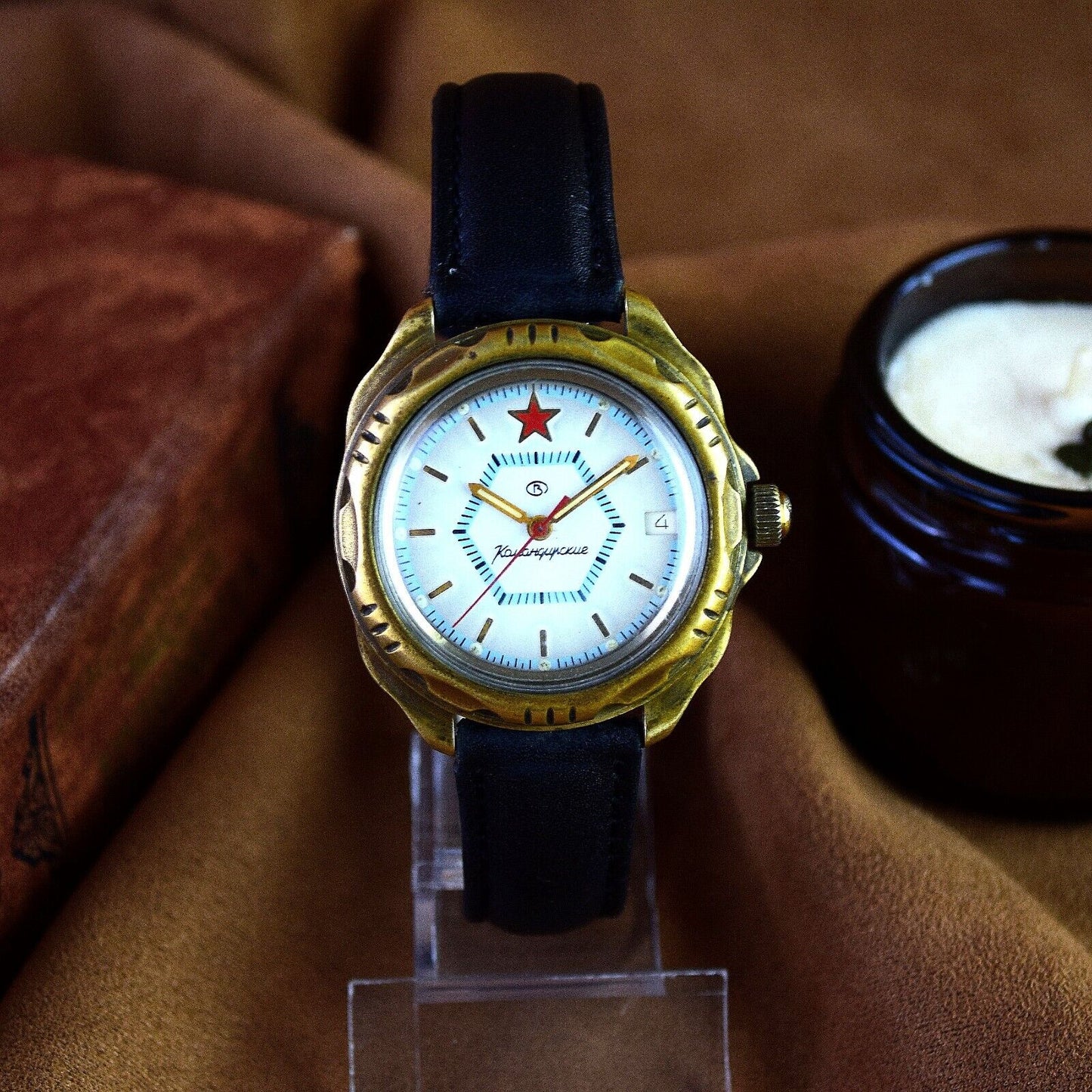 Soviet Wristwatch Vostok Komandirskie General's Mechanical Military Watch Wostok