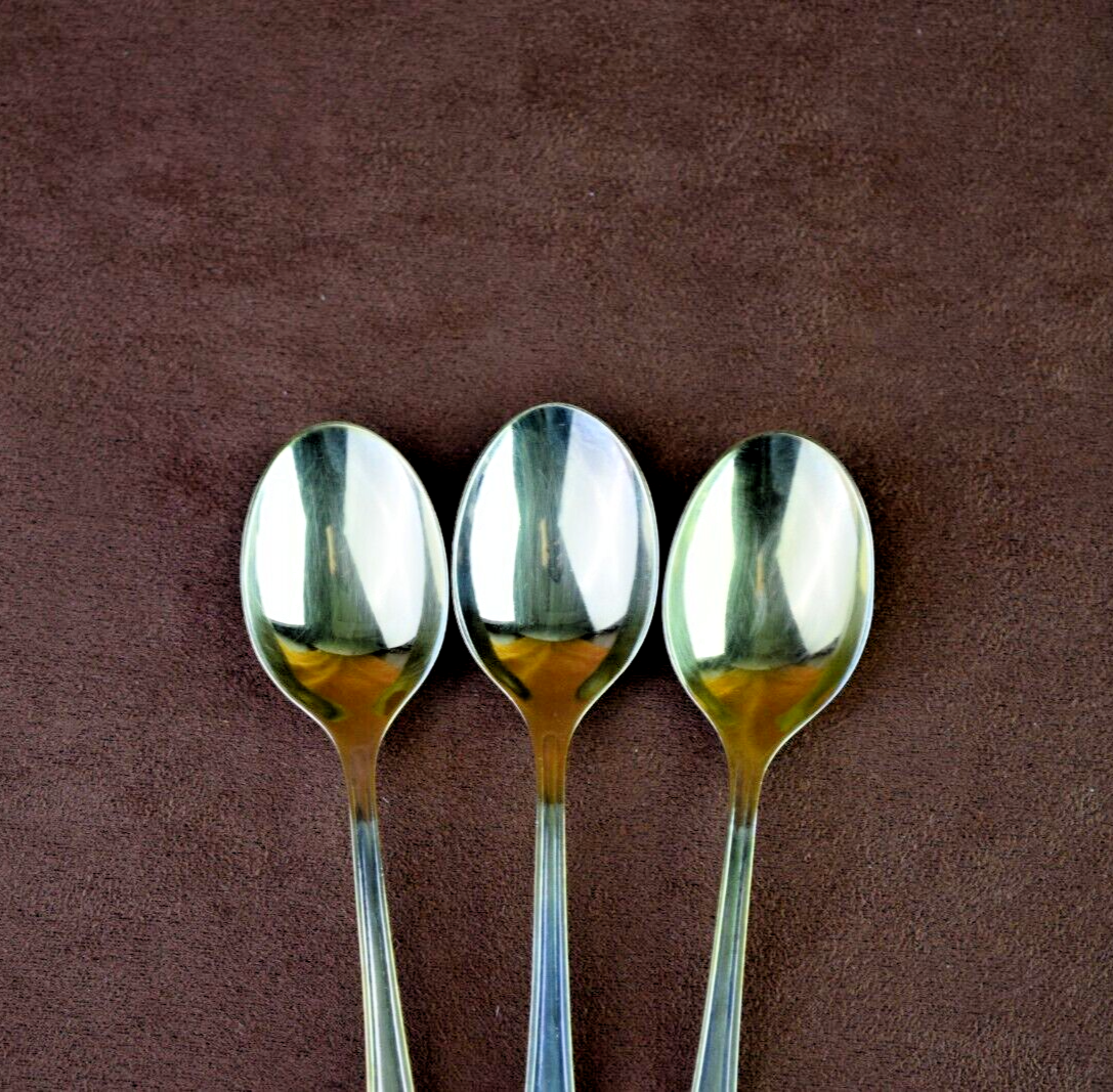 Vintage Soviet Set of 6 Tea Spoons Gold Plated Vintage Spoons Zish Vintage