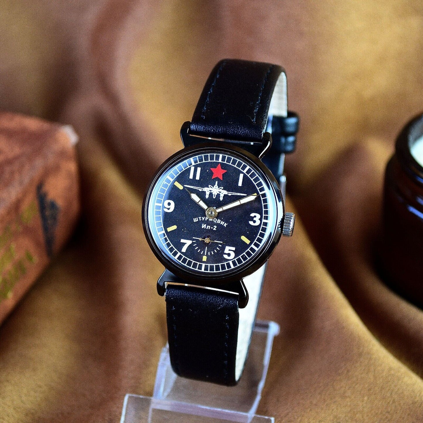 Vintage Wristwatch Pobeda STURMANSKIE Vintage ZIM Soviet Military Wristwatch