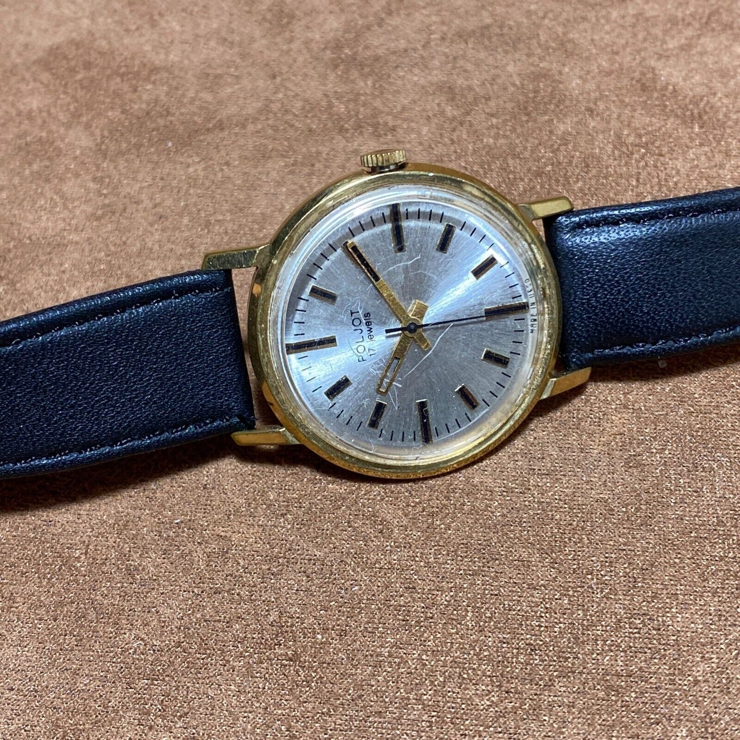 Vintage Luch Vimpel Cal. 2209 Vintage Ultra Slim Gold Soviet Watch 23 Jewels