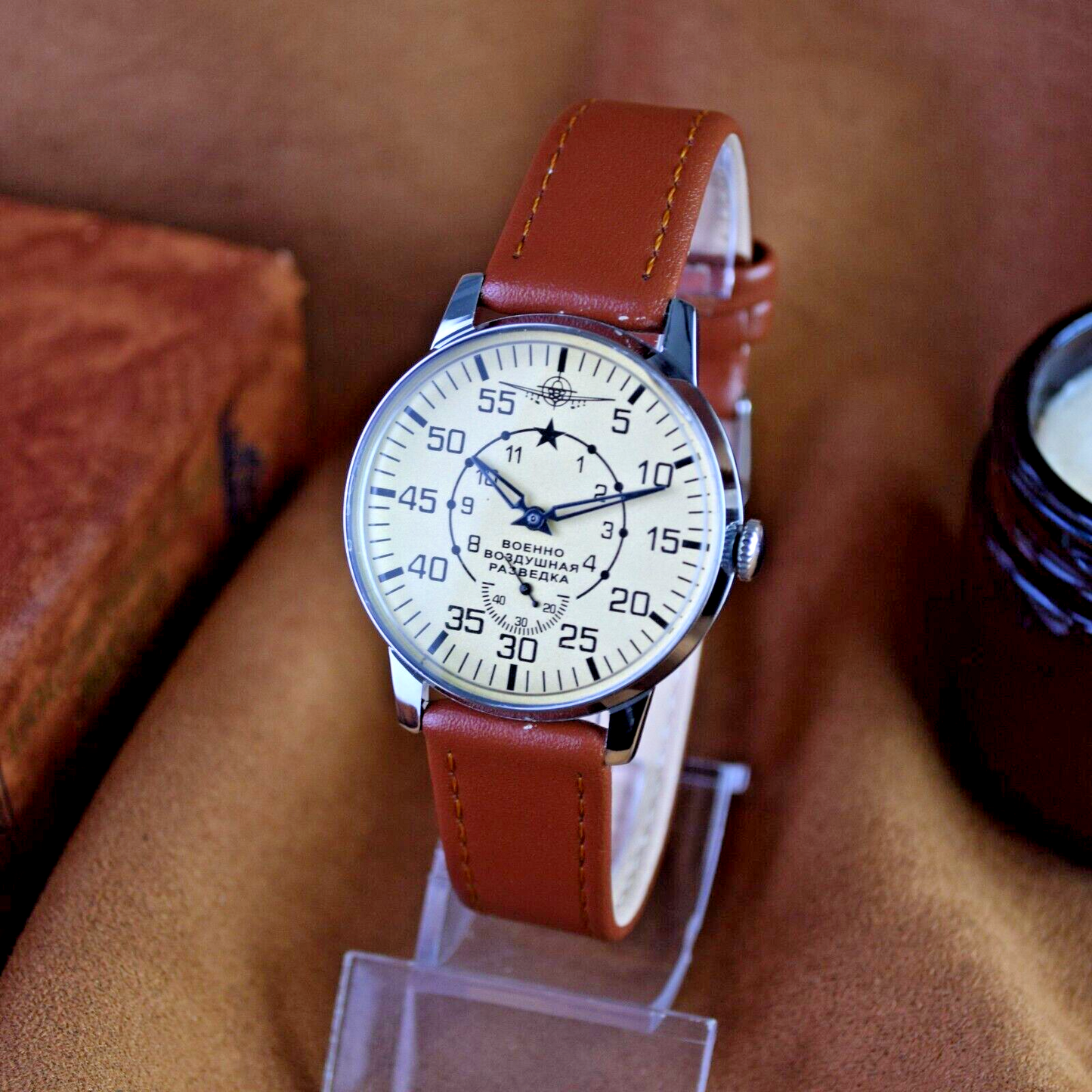 Soviet Watch Pobeda Military Air Intelligence Vintage Pobeda Mechanical Watch