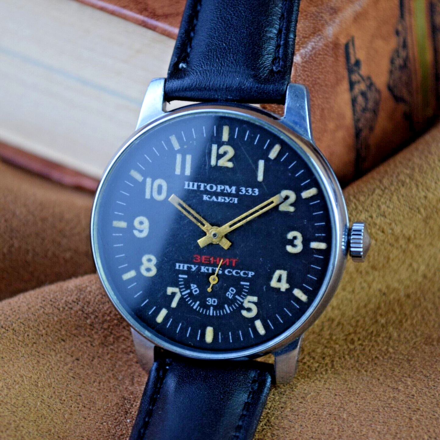 Soviet Wristwatch Pobeda Storm 333 Kabul Watch Vintage Gagarin STURMANSKIE MCHZ