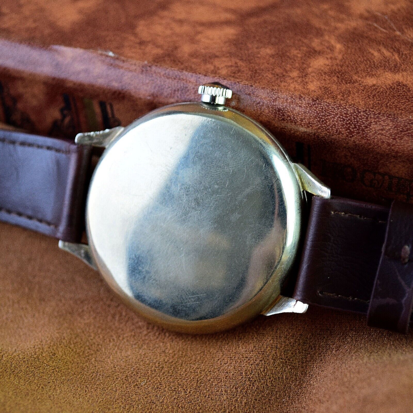RARE Soviet Wristwatch Marriage PILOT Original Vintage Mens Watch Black Dial