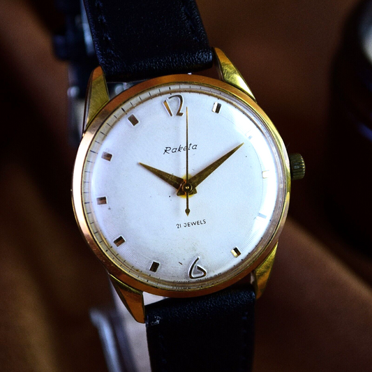 Raketa Original Soviet Watch Mens Wristwatch USSR Mechanical Watch 2609A Vintage