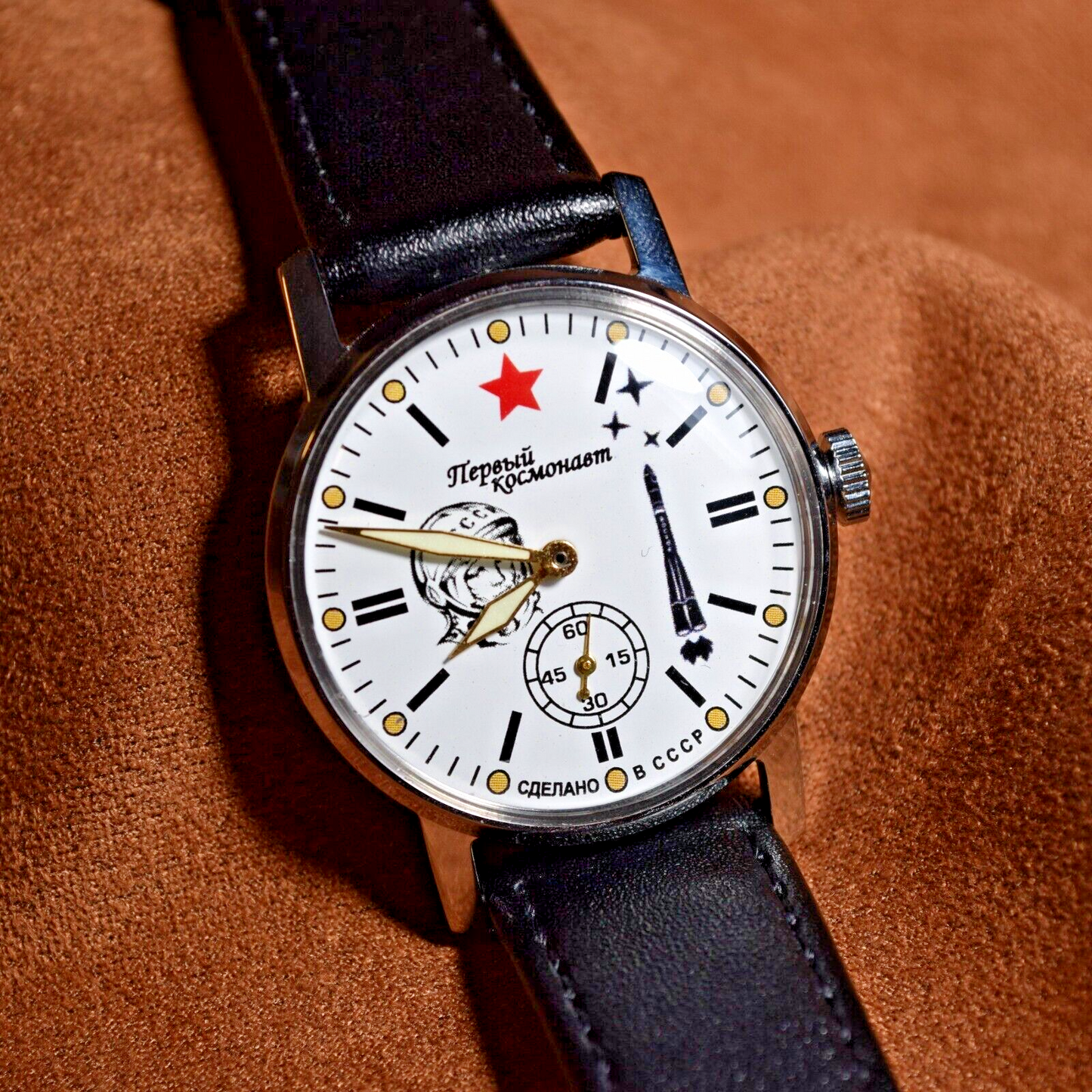 Soviet WristWatch Pobeda Space Program Yuri Gagarin Soviet Vintage Watch USSR