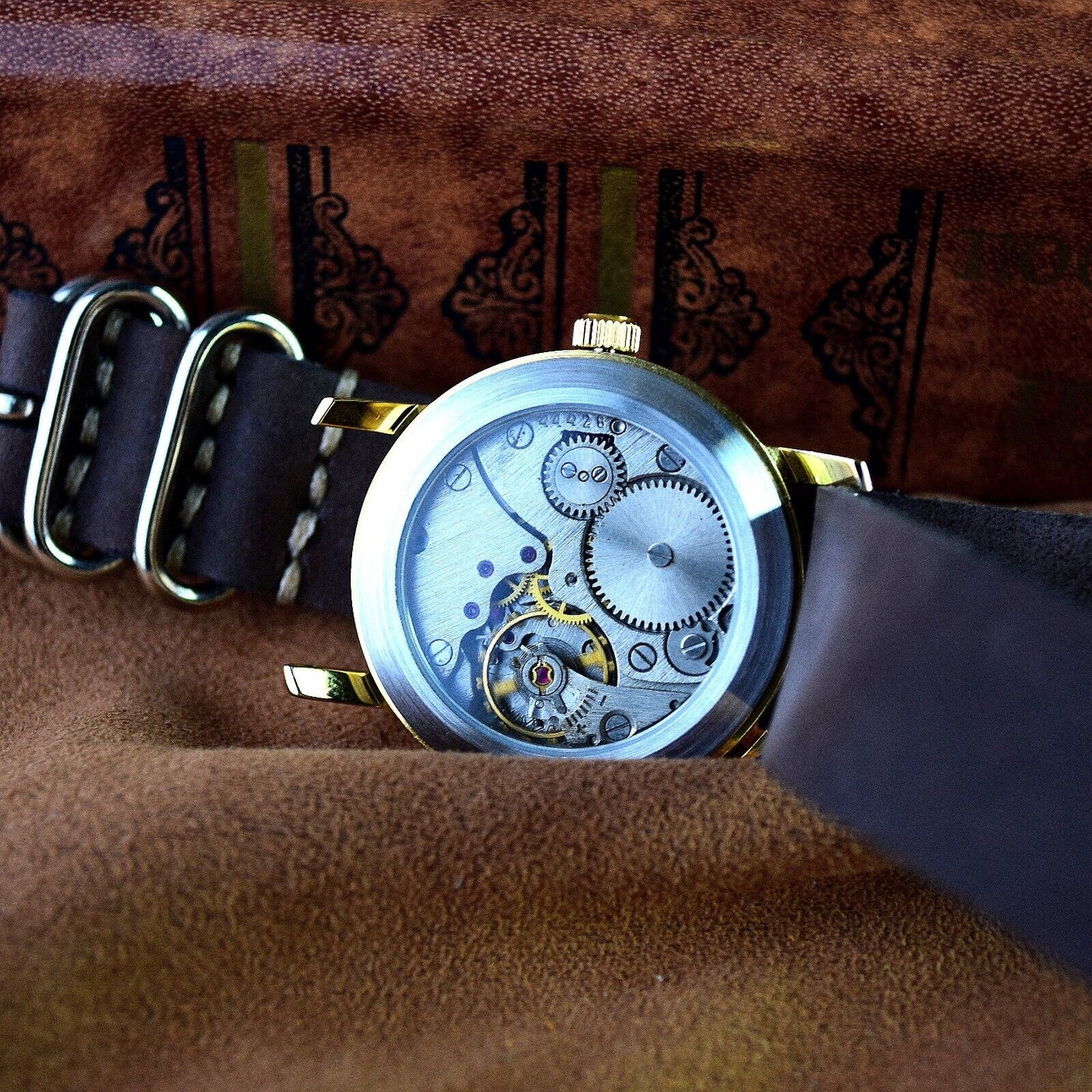 WristWatch Sturmanskie Vintage Pobeda NKVD Soviet Mechanical Watch USSR Serviced