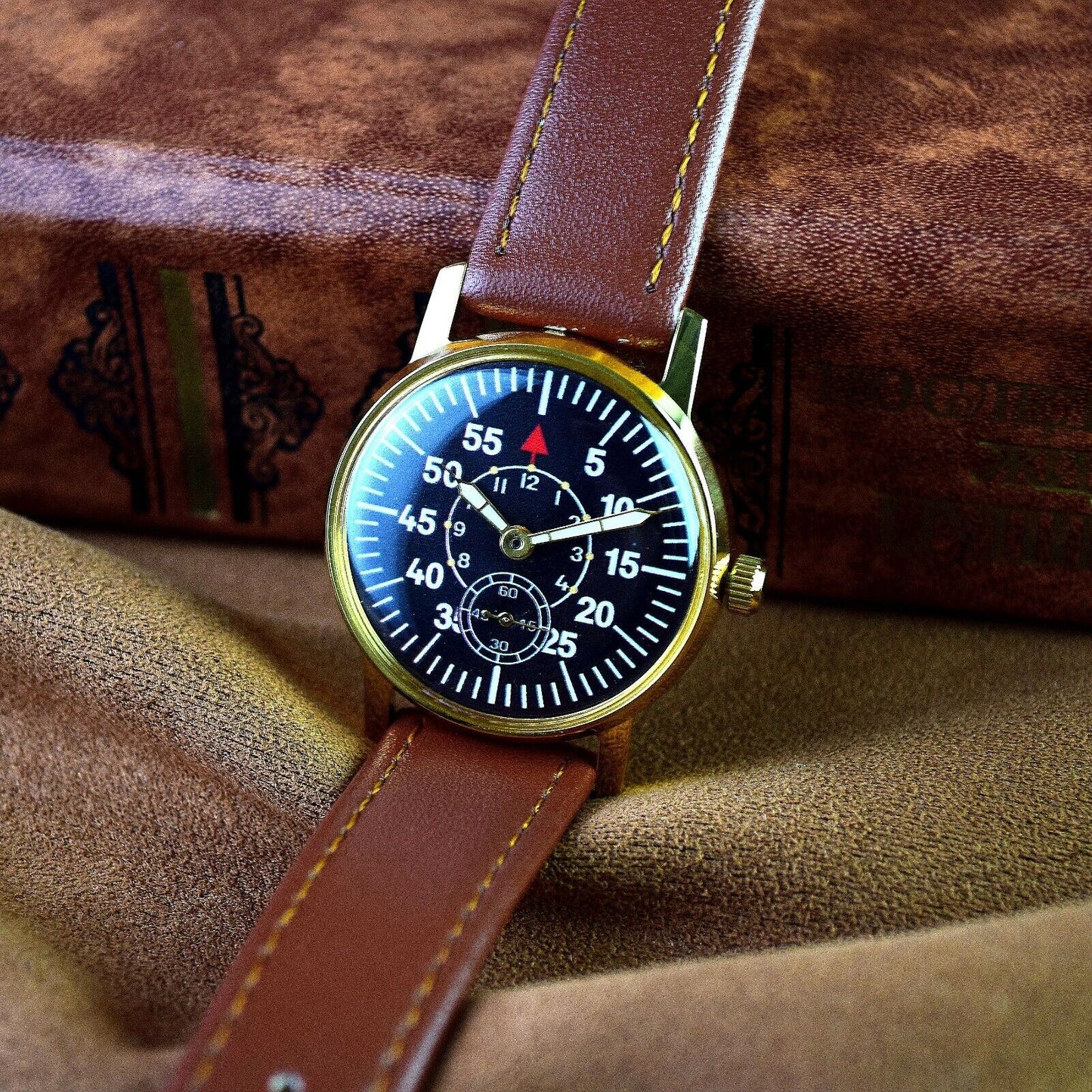 WristWatch Pobeda Sturmanskie AVIATOR PILOT Vintage Soviet Mechanical Watch USSR