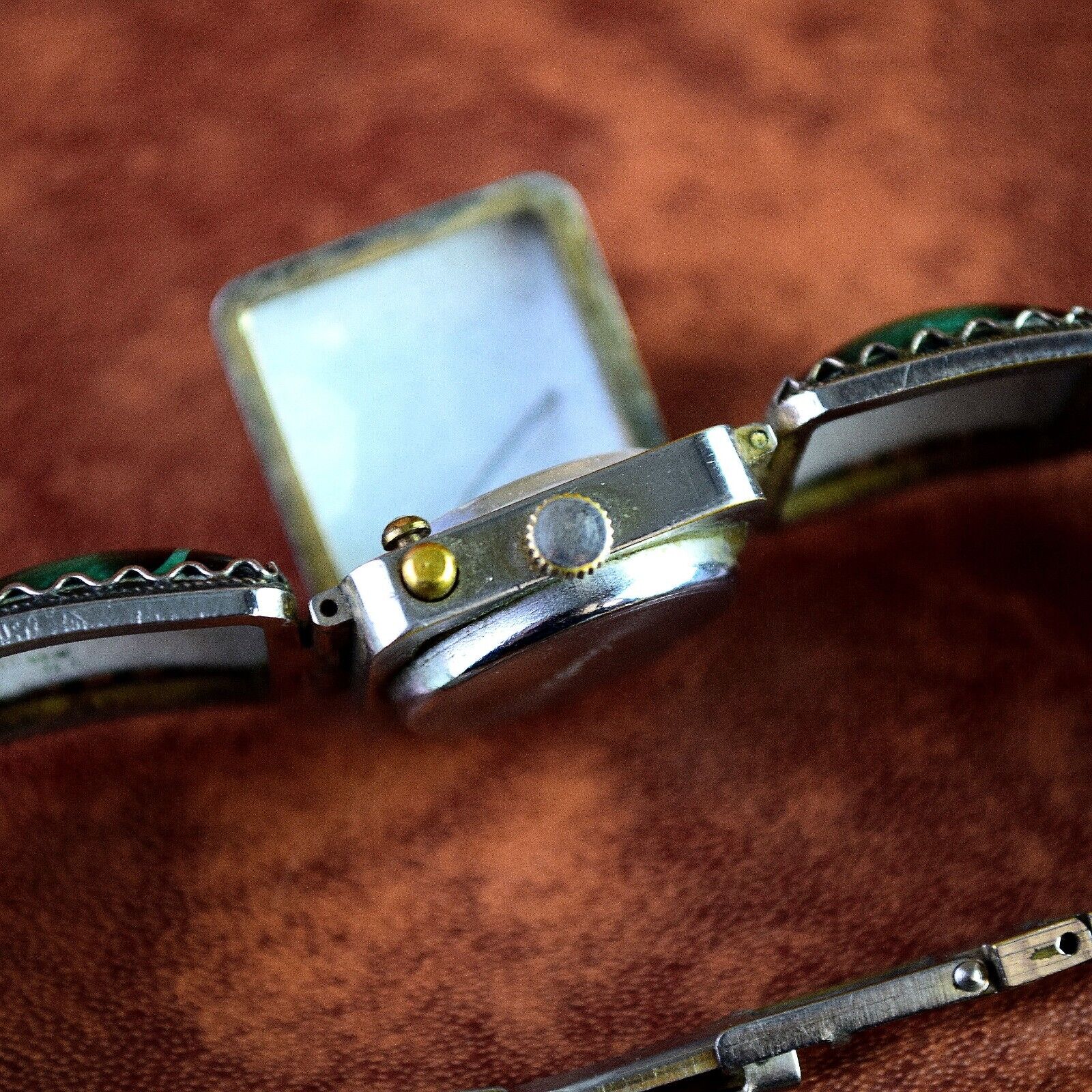 Soviet Ladies Wristwatch CHAIKA Colored Enamel Vintage Women's Watch Chaika