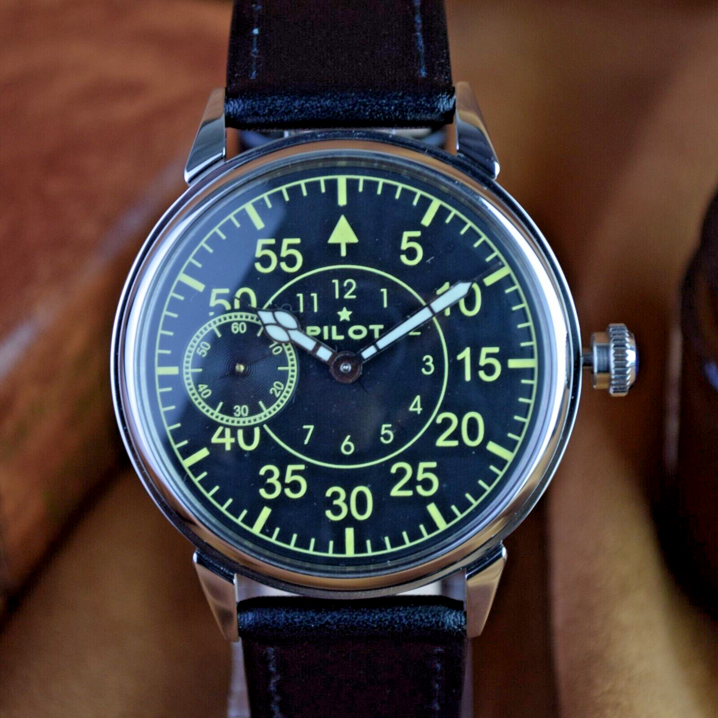 Soviet Wristwatch Aviator Marriage Vintage Mens Watch PILOT 3602 Watch