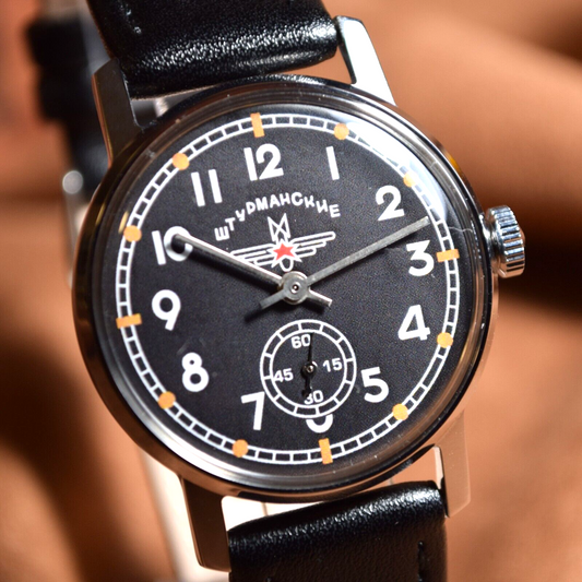 Soviet Military Wristwatch Pobeda STURMANSKIE Vintage ZIM Mens Wristwatch USSR