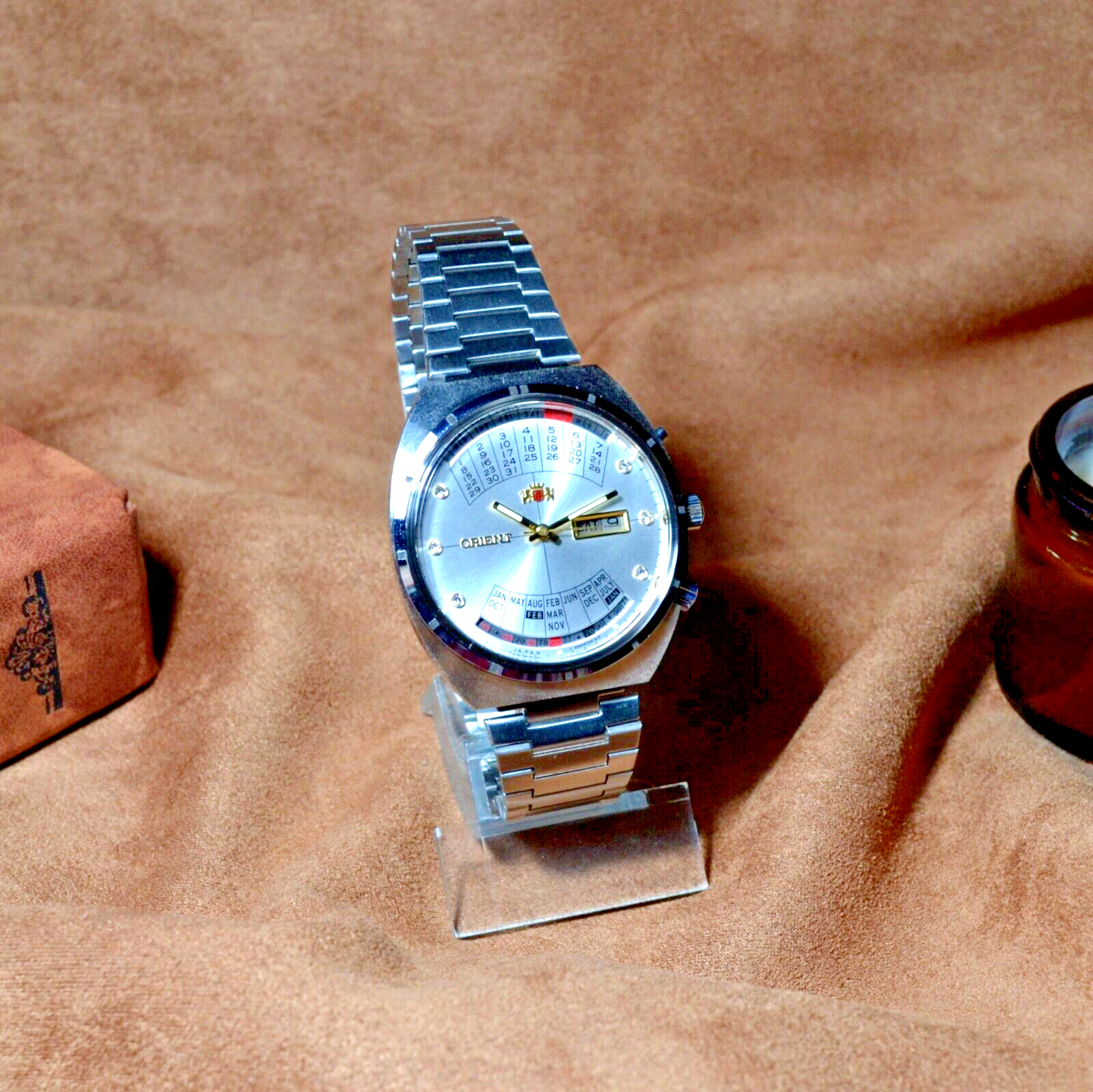 Japan Wristwatch Orient College Perpetual Multi Year Calendar Automatic Mens