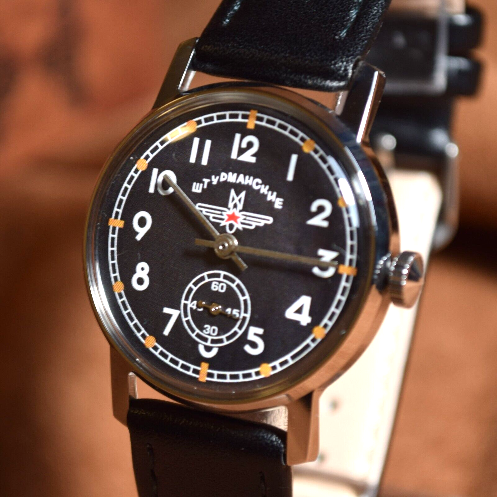 Soviet Military Wristwatch Pobeda STURMANSKIE Vintage ZIM Mens Wristwatch USSR