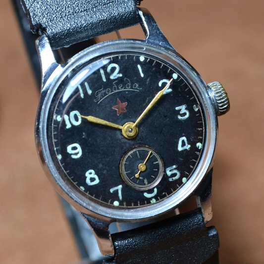 SOVIET Watch POBEDA Red Star Vintage Pobeda ZIM Soviet Mechanical Watch USSR