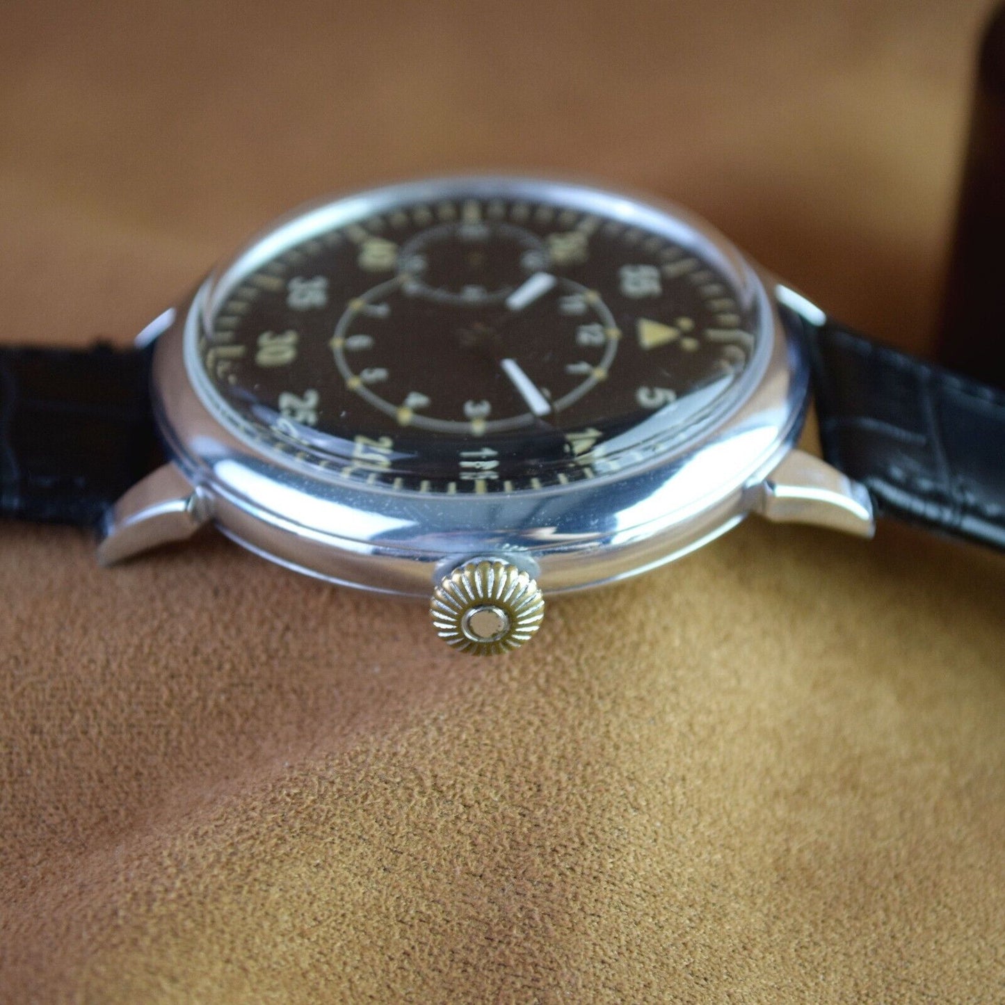 Soviet Wristwatch ZIM LACO Vintage Mens Watch Aviator Version Montre Homme USSR