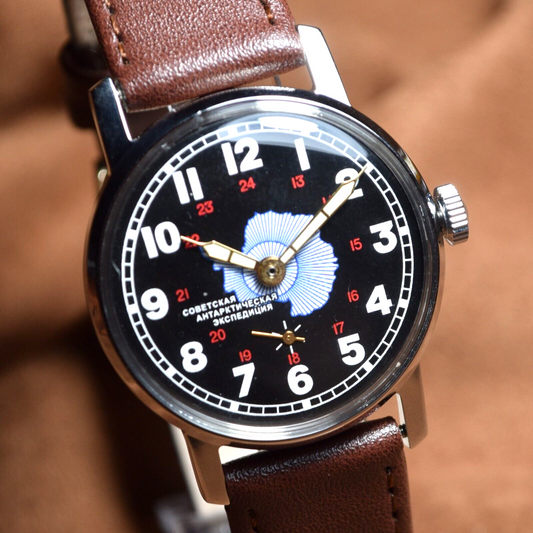 Soviet Watch Vintage Pobeda Soviet Antarctic Expedition Mechanical Watch USSR