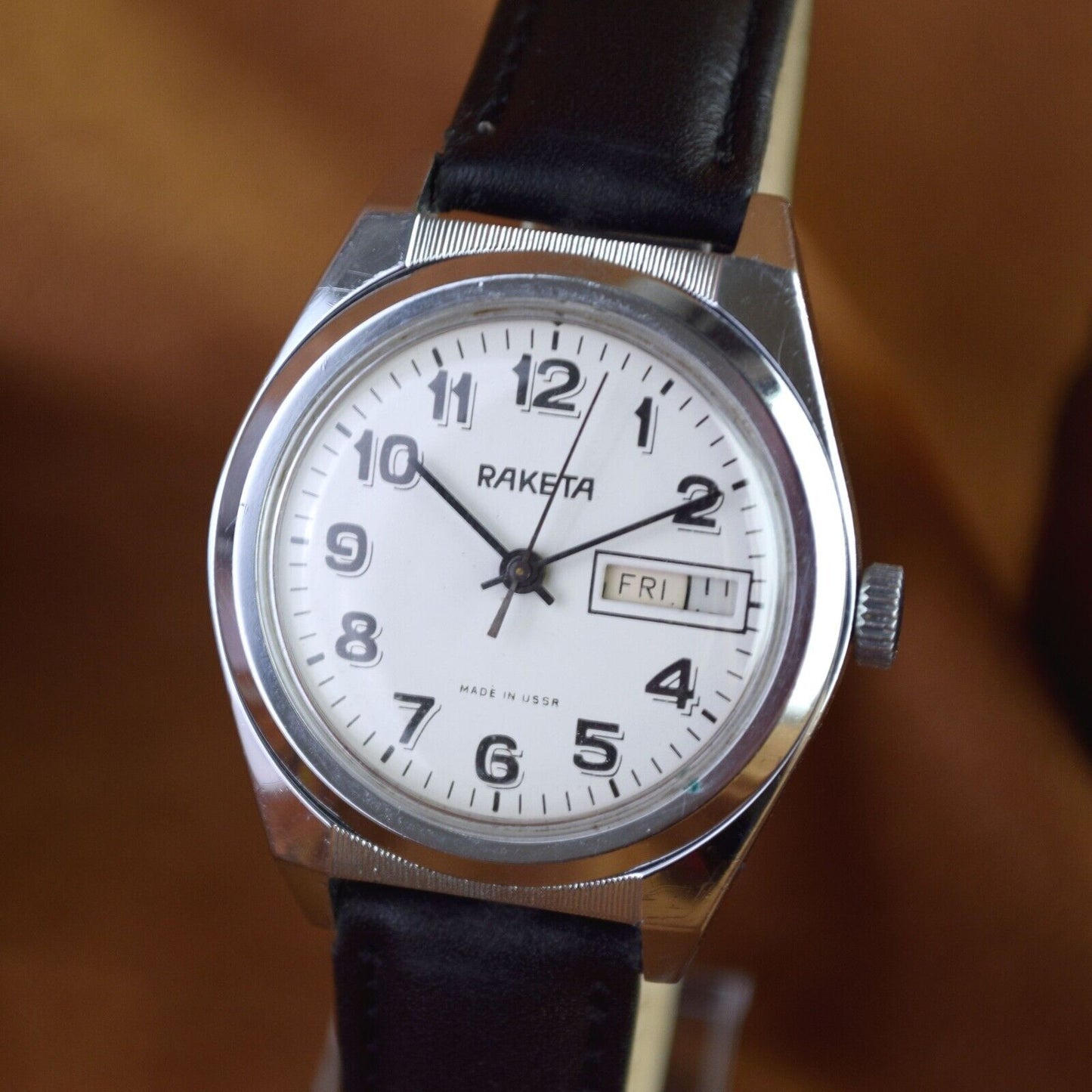 RARE Soviet Wristwatch Raketa Classic Mens Mechanical 2628H WristWatch USSR