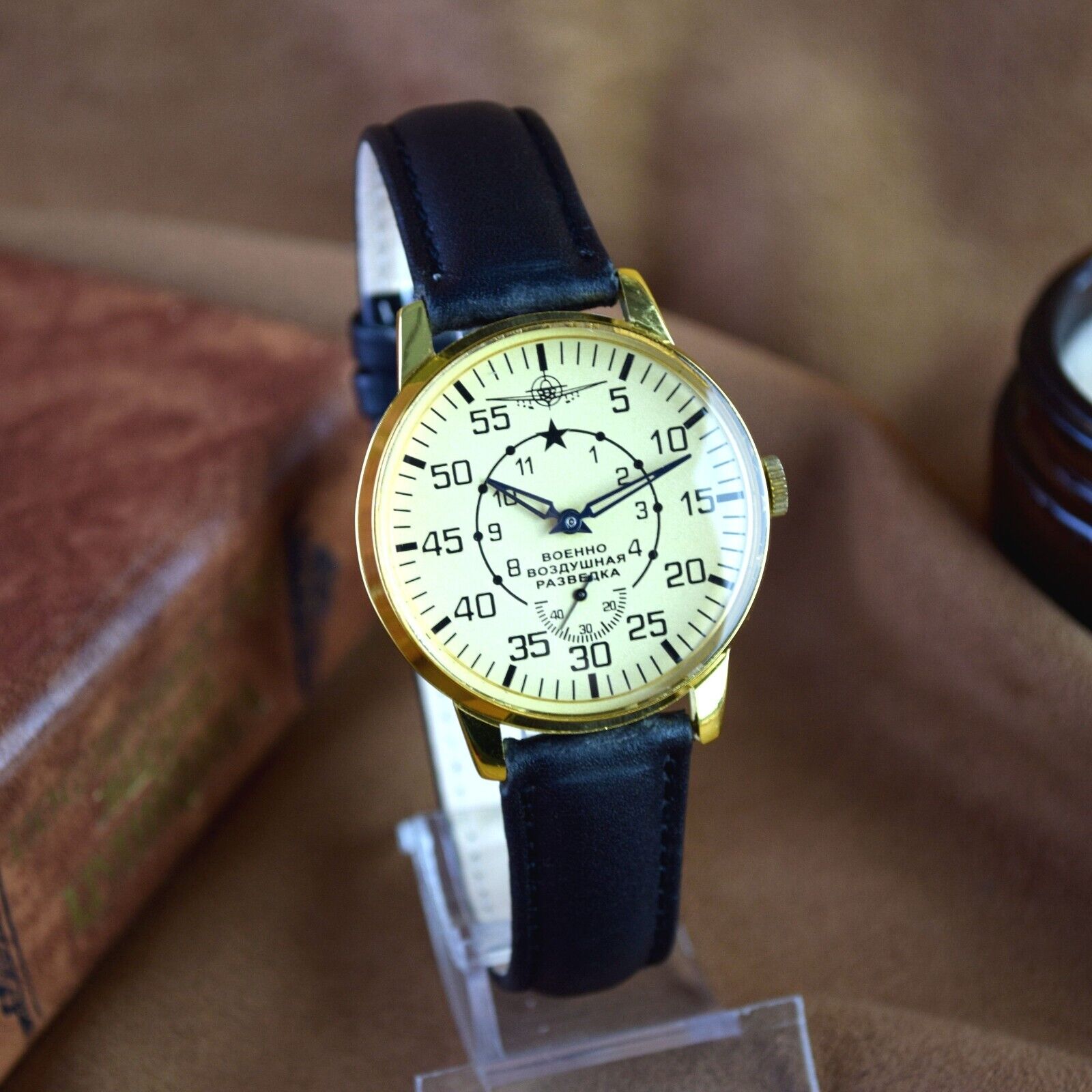 Soviet Watch Pobeda Military Air Intelligence Vintage Pobeda Mechanical Watch