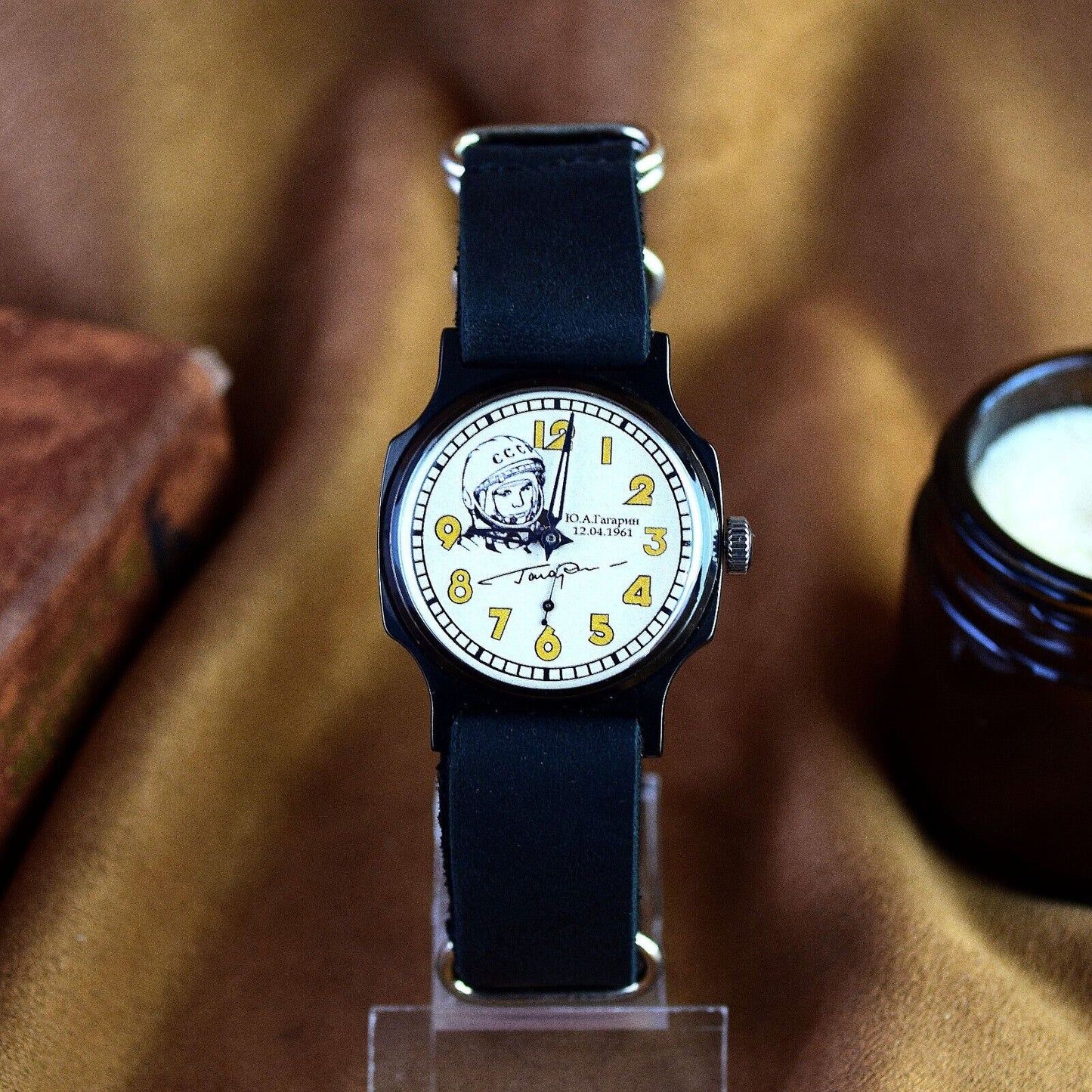 Soviet Watch Pobeda Yuri Gagarin Soviet Vintage Watch ZIM Space Program USSR