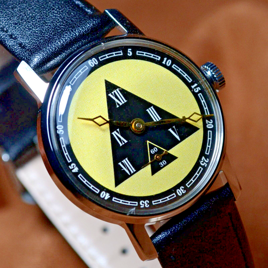 Vintage Watch Pobeda Masonic Style Vintage ZIM Mens Soviet Era Wristwatch USSR