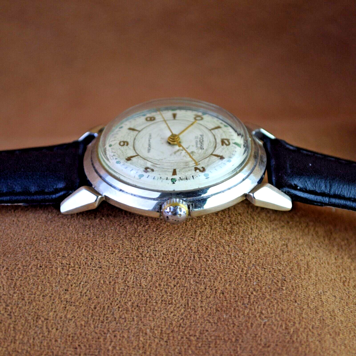 Soviet Watch Rodina Kirovskie Poljot Mechanical Mens Watch 22 Jewels 1MChZ 1960s