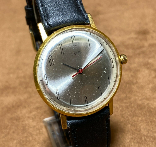 RARE Soviet Wristwatch Luch Slim Vintage Ultra Slim Soviet Mens Watch 23 Jewels