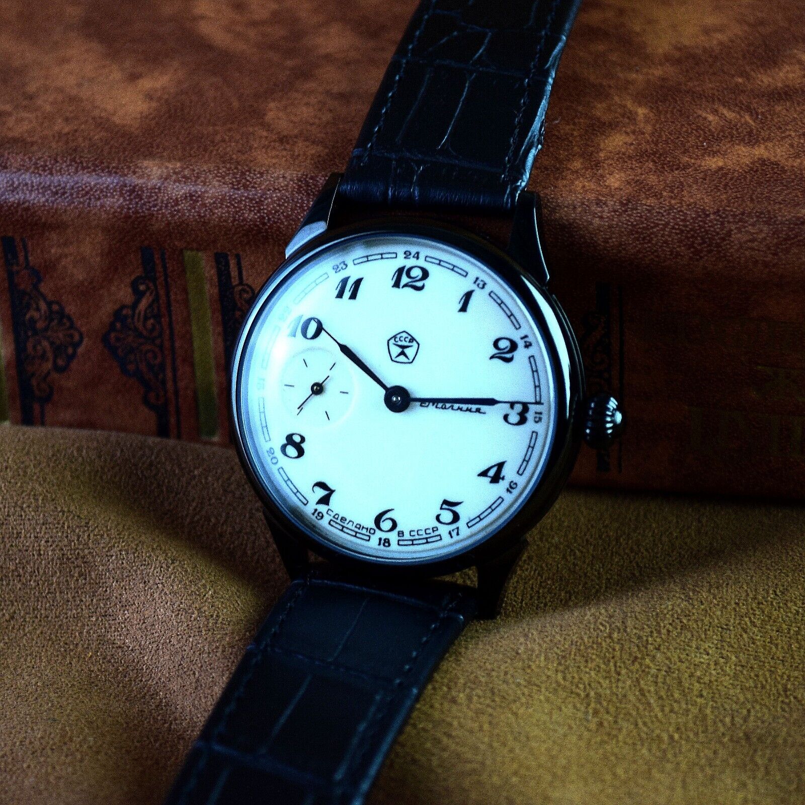 Vintage Wristwatch Marriage Classic White Dial Mens Soviet Watch Montre Homme 