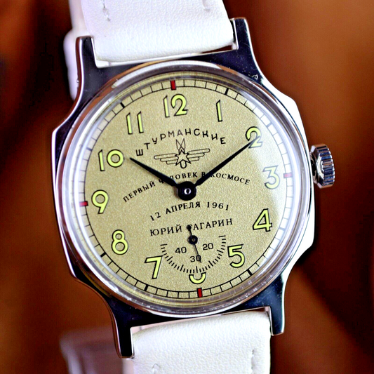 Soviet Watch Pobeda Sturmanskie Vintage Pobeda Soviet Mechanical Mens Wristwatch