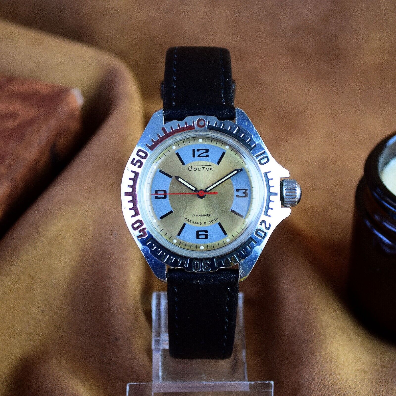 Soviet Wristwatch VOSTOK AMPHIBIAN Diver 200M VINTAGE WATCH USSR Watch