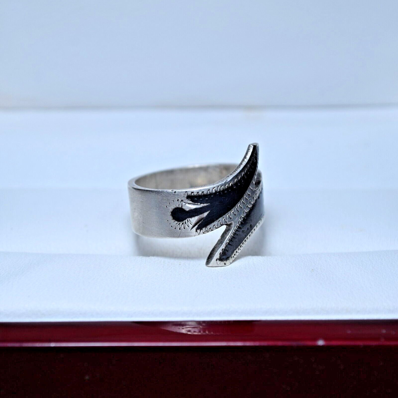 Soviet Silver Ring Kubachi Sterling 925 Size 6.5 USSR Women's Vintage