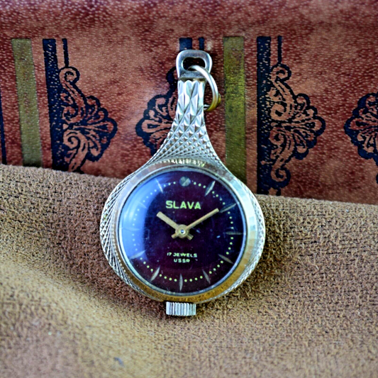 Soviet Watch SLAVA Beautiful Womens Pendant - Watch AU 21 jewels 2009B Made USSR